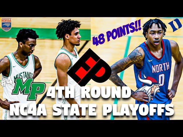 Myers Park Vs North Meck: The Craziest Game Of The Year! Isaiah Evans Drops 48 In Playoff Rematch!!!