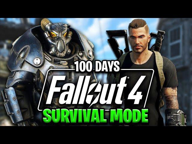 I Survived 100 Days in Fallout 4 Survival Mode!