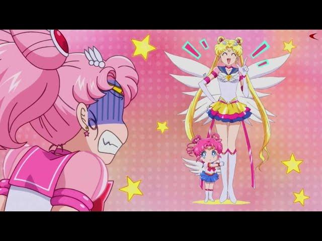 Chibiusa meet Chibi Chibi for the first time