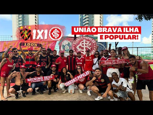 PRIMEIRA VEZ EM RECIFE E UMA BAITA RECEPÇÃO DOS ALIADOS | Vlog Sport 1x1 INTER