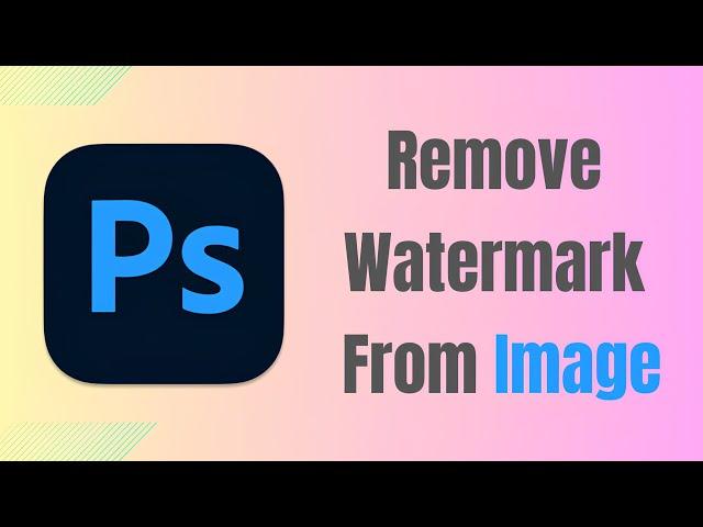 How To Remove Watermark From Image