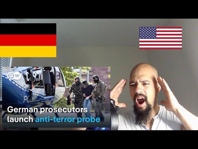 American Reacts To German police say Syrian suspect confesses to go into a rampage | German video