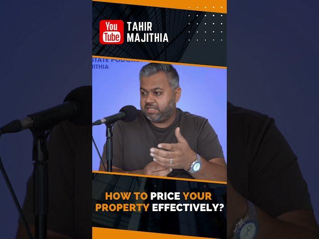 Tahir Majithia | How to Price Your Property Effectively