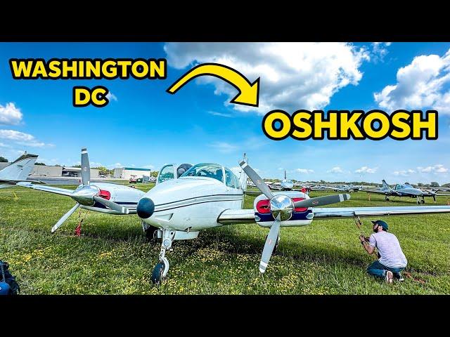 We Landed at World´s Busiest Airport - Oshkosh Fisk Arrival