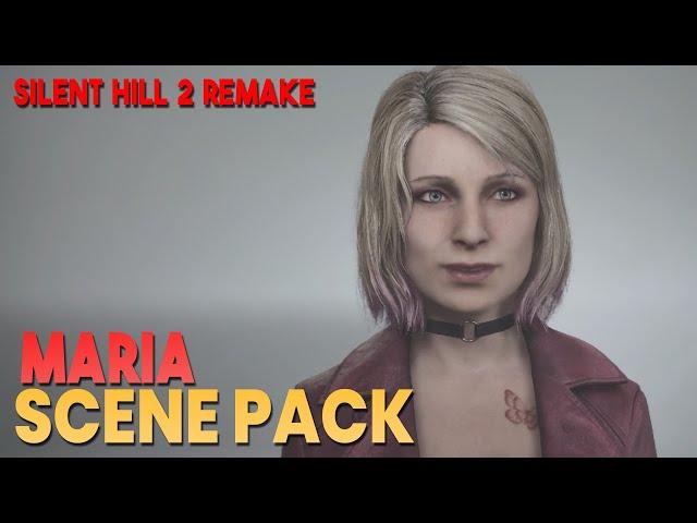 Maria Scene Pack || Silent Hill 2 Remake || 1080p, 60FPS