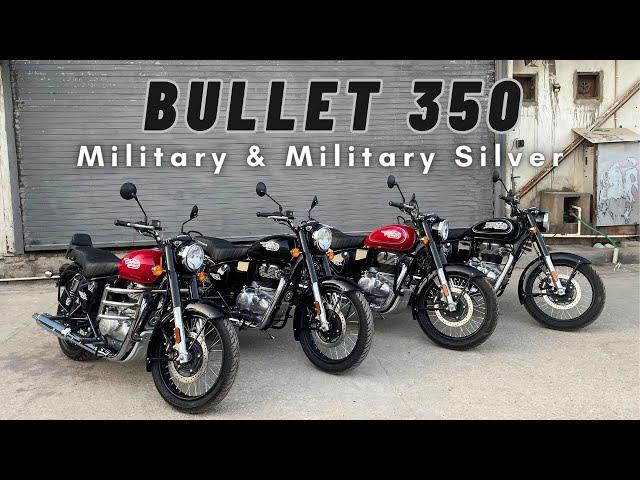 2024 RE Bullet 350 Military & Military Silver | Base Variants | All Details | Motorxone