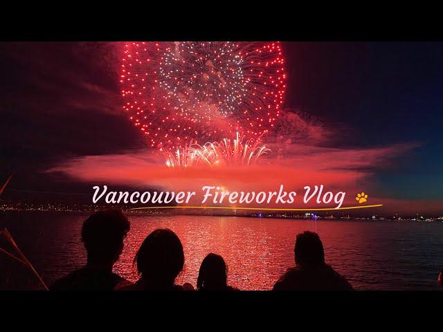 Vancouver Fireworks Vlog| Celebration of Light| Canada 