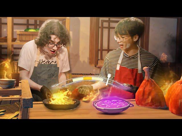 cooking genshin food (but we can't cook)