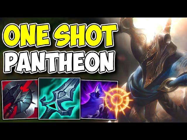 NEW ONE SHOT PANTHEON BUILD 1V9 CARRY!