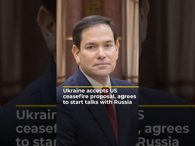 Ukraine accepts ceasefire proposal, agrees to start talks with Russia | AJ #shorts