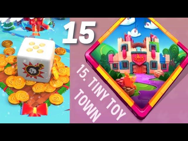 Dice Dreams 15 Tiny Toy Town Gameplay Walkthrough iOS Android Hack