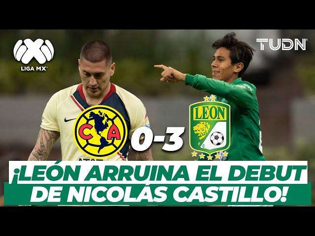 ¡El 'Ángel' del gol! Mena fulminó al América con doblete | América 0-3 León | TUDN