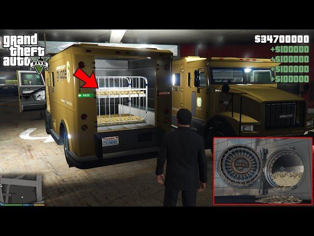 How to get $4 MILLIONS in GTA 5 Story Mode (Golden Money Truck)