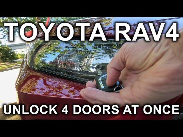 Toyota RAV4 (2019-2022): How To Unlock All 4 Doors At Once?