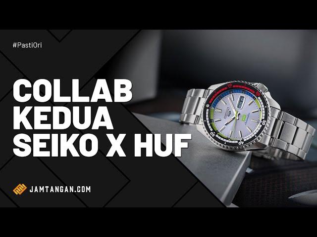 SENTUHAN WARNA NEON AJAIB! Seiko 5 Sports x HUF SRPL33K1