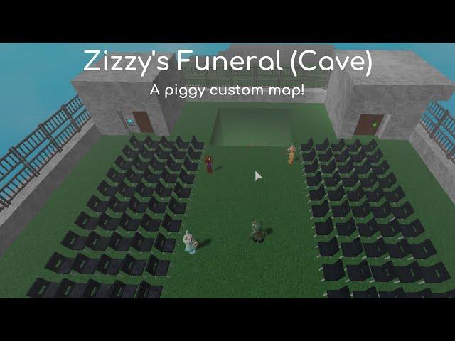 Zizzy's Funeral (Cave) custom map! (CUSTOM CUTSCENES) | Piggy Build Mode