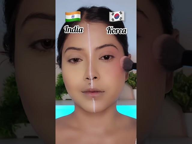 Indian Vs Korean Makeup Challenge| #shorts | SUGAR Cosmetics