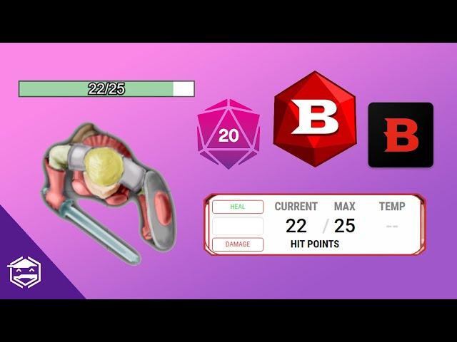 How to Sync Health from DnDBeyond to Roll 20 with Beyond20