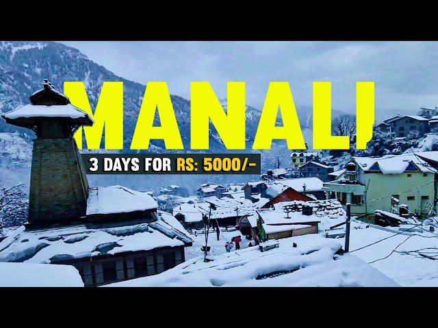 3 Days Manali Trip (JUST 5000/-) | Manali Tour Guide 2022 | Manali Tourist places