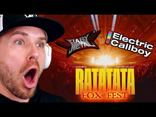 BABYMETAL x ‪Electric Callboy‬ - RATATATA (LIVE) (REACTION!!!)