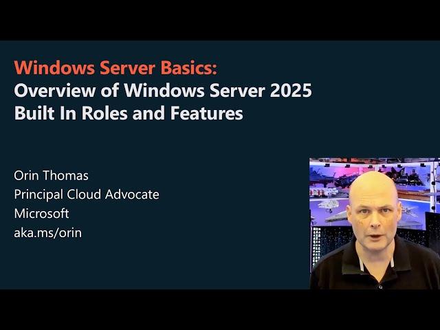 All of Windows Server 2025's Roles and Features