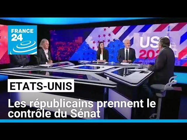 Etats-Unis : les républicains prennent le contrôle du Sénat • FRANCE 24