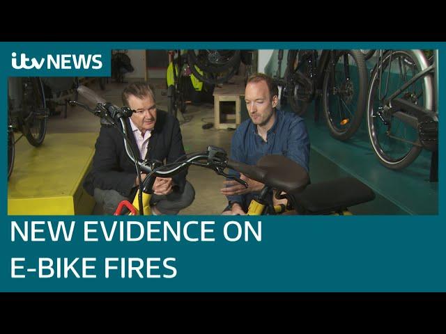 New evidence on e-bike and e-scooter fires | ITV News