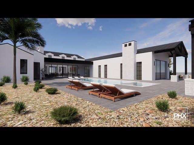 Modern Farmhouse luxury home under construction quick tour. Paradise Valley Az.