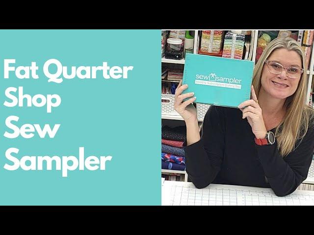 Fat Quarter Shop 2024 November Sew Sampler Beginner Unboxing Quilting Subscription Box