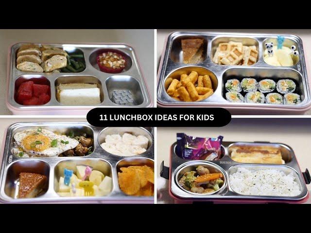 11 LUNCHBOX IDEAS FOR KIDS | Quick and easy recipes for busy mornings