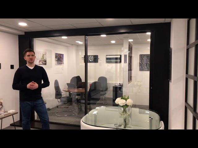 Cherwell Windows showroom tour - InfiniGlide3 Sliding door