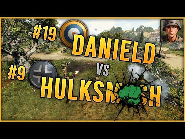 CoH3 1v1 | Cast ft. Mule | DanielD (UKF) vs HulkSMASH (WEHR)