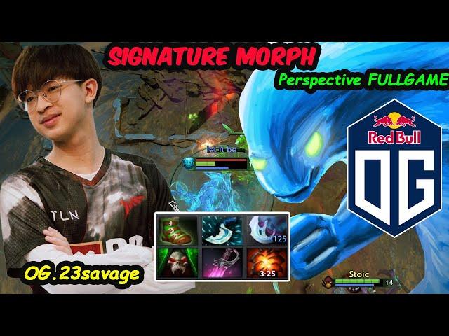 23savage [Morphling] Carry SIGNATURE HERO PERSPECTIVE FULLGAME 7.37E Patch Update Dota 2