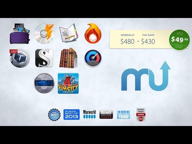 MacUpdate 2014 Mac App Bundle Overview - Screencast