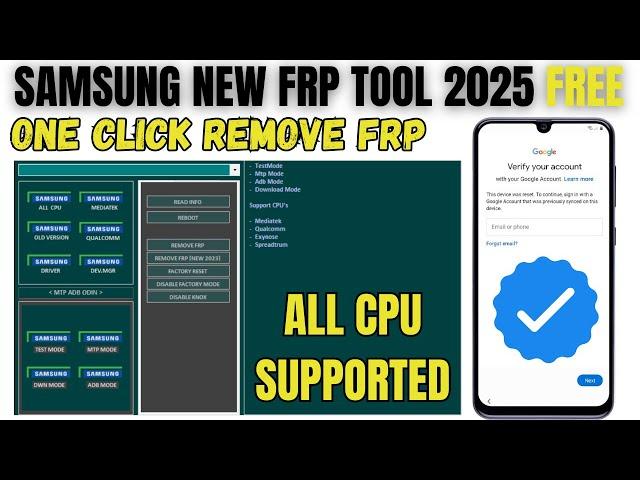 LatestAll Samsung FRP Unlock Tool 2024 | All Samsung FRP Bypass Tool 2025 Android 14/13/12