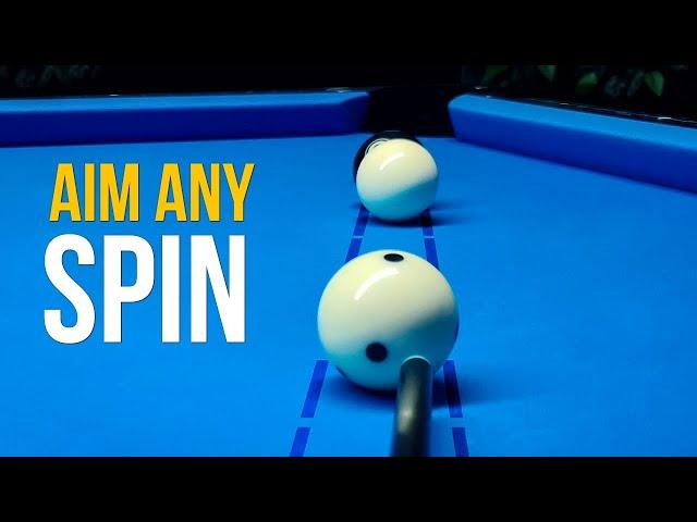 How To Aim & Apply Side Spin | Back Hand & Front Hand English