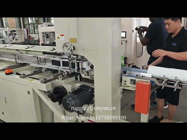 Automatic deco embossing kitchen towel paper machine production line for Kenya