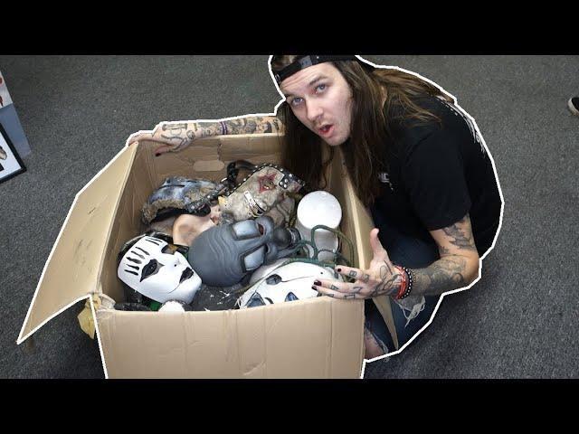 CRAZY BOX OF SLIPKNOT MASKS - PART 1!