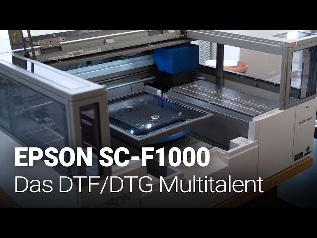 Epson SC-F1000 für DTF & DTG: das ultimative Textildirektdrucksystem