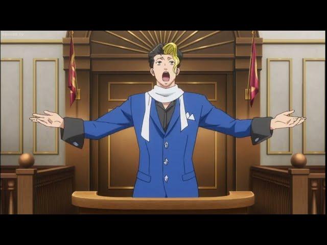 Ace Attorney anime but just when Richard Wellington talks