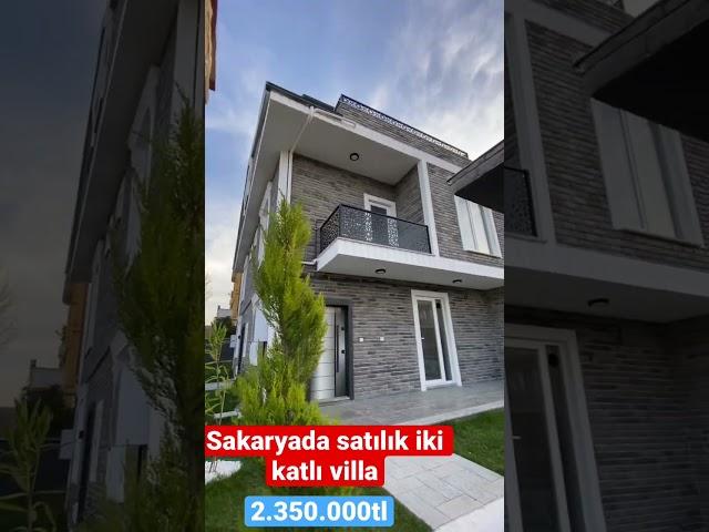 Sakarya’da satılık iki katlı deniz manzaralı fırsat villa