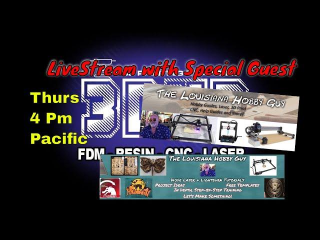 LiveStream with Special Guest The Louisiana Hobby Guy.