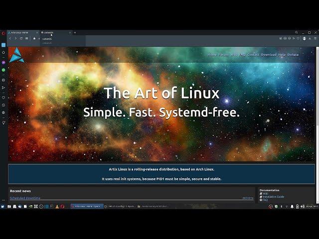 Introduction to Simple Fast and Systemd Free Artix Linux