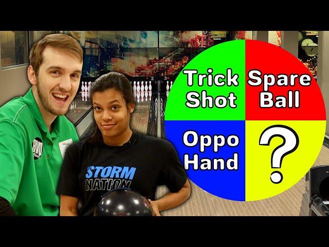 Spin The BOWLING Wheel Challenge!!