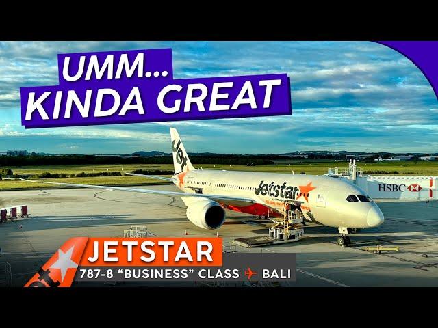 JETSTAR 787-8 "Business" Class  ⇢ 【Trip Report: Brisbane to Bali】Surprisingly... Great!