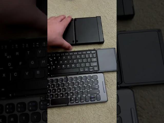 Three Folding Keyboards With Usb C