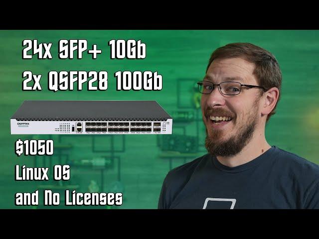 10Gb + 100Gb Linux-based Distribution Switch!