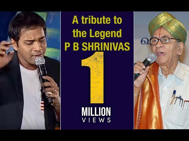 Ragamalika Forever - Karthik pays tribute to PBS.