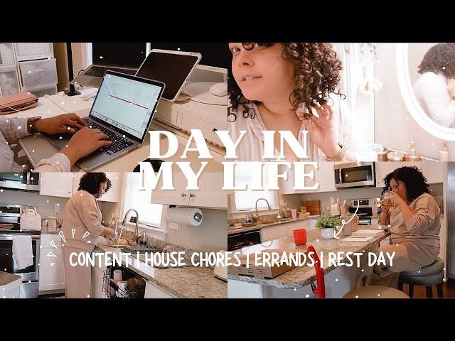  DITL | content | house chores | errands | rest day