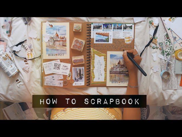 DIY HOW TO SCRAPBOOK